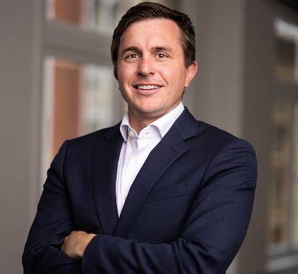 Portrait of Brendan Gibney, Director of Investments at Interstate Equities.